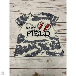 Top Short Sleeve By Cmf In Multi-colored, Size: M
